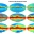Cartes des avant-plans vus aux 9 fr&eacute;quences de Planck